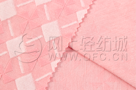 织物组织: 提花 成分: 人棉 品名: 移圈