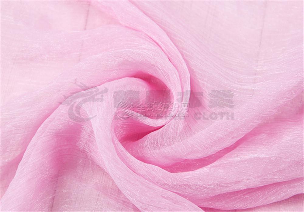 锦丝皱布料闪光皱雪纺围巾布料薄婚纱面料diy布艺服装布料