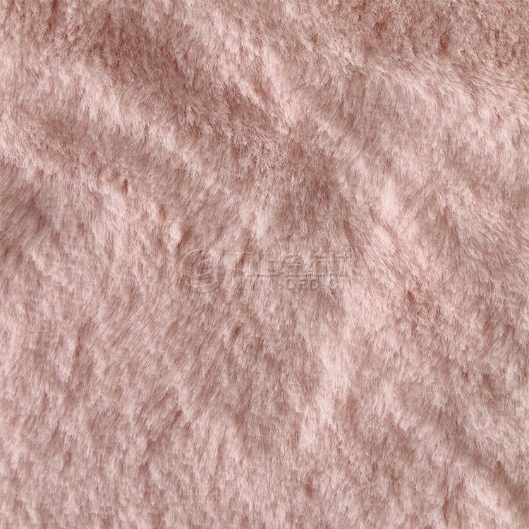 现货小兔毛面料 超柔软细腻兔毛pv绒 仿兔毛服装玩具鞋材面料_绍兴周