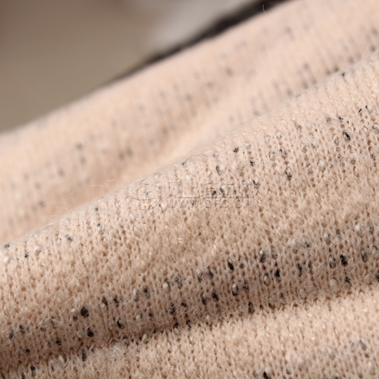 新品秋冬外套毛衣服装面料 粗纺羊毛混纺毛呢布料现货批发