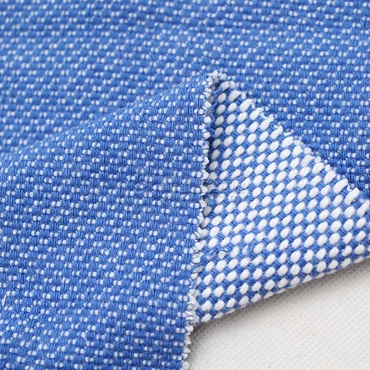 蓝底白星抱枕布靠垫布休闲家纺面料厂家直销