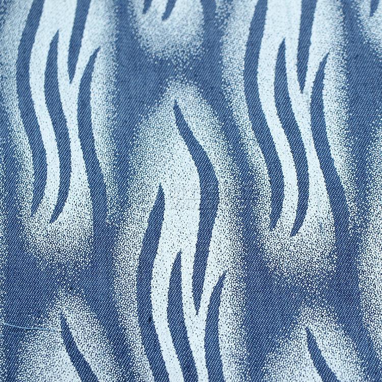 牛仔面料 牛仔印花01涤棉服装面料厂家直销