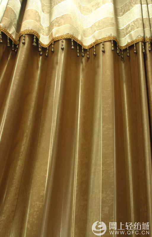 麂皮绒亮锻复合10条纹窗帘(7              )